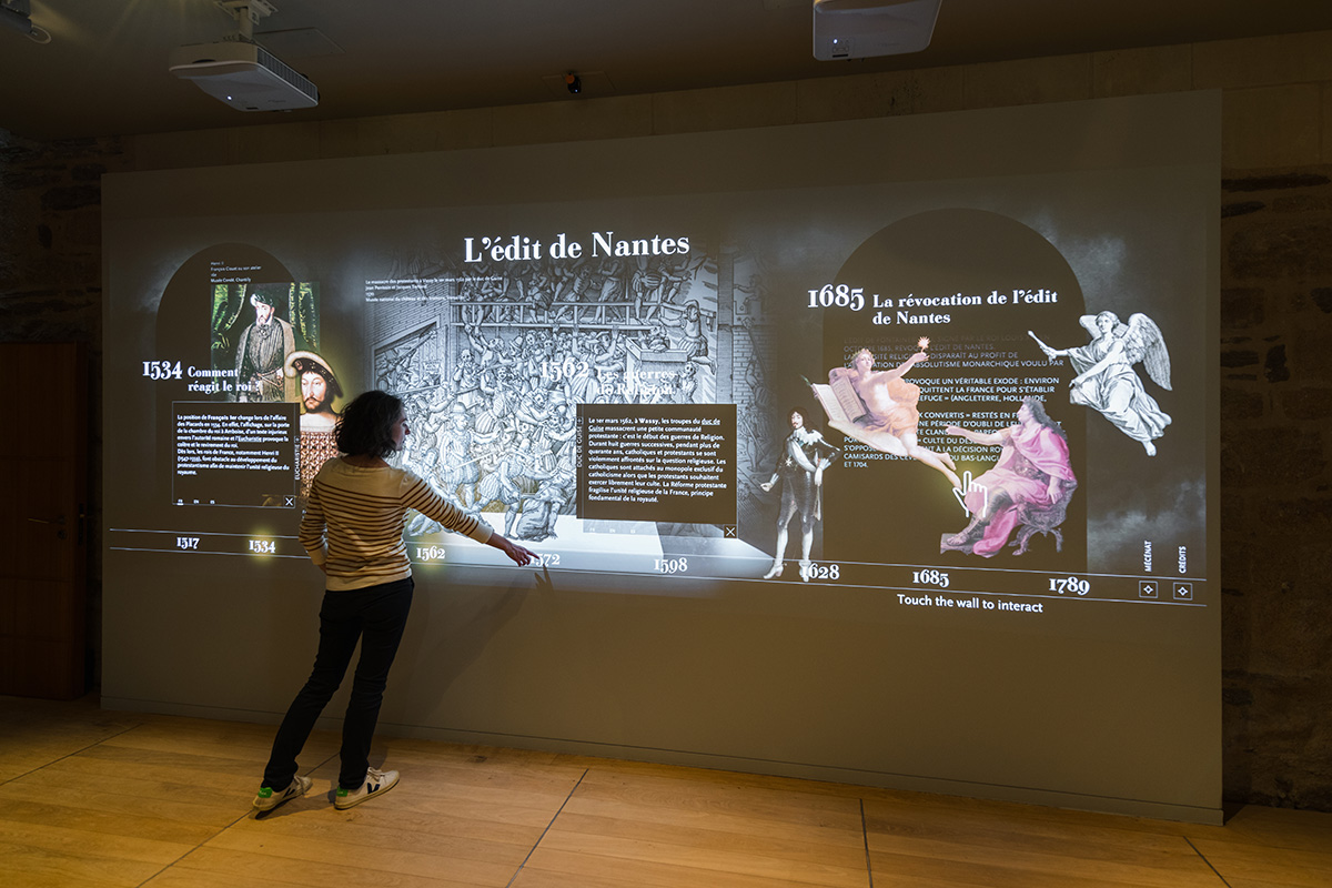 Musée d’histoire de Nantes, salle 3, château des ducs de Bretagne © David Gallard _ LVAN(1)-1200