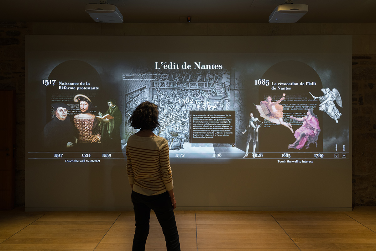 Musée d’histoire de Nantes, salle 3, château des ducs de Bretagne © David Gallard _ LVAN(2)-1200px